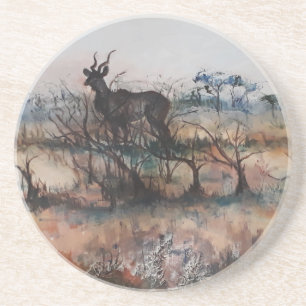 Kudu Bull Sandstein Untersetzer