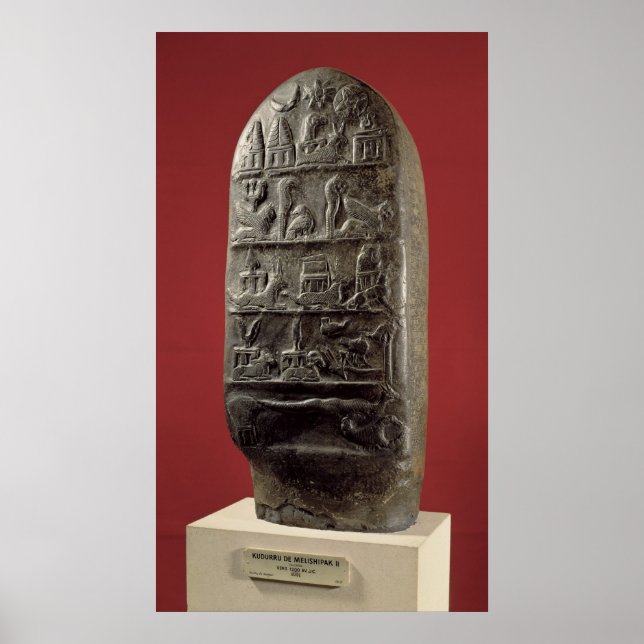 Kudurru von König Melishikhu II Poster (Vorne)