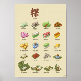 Kueh | 粿 I (A4) Poster