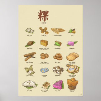 Kueh | 粿 II (A3) Poster