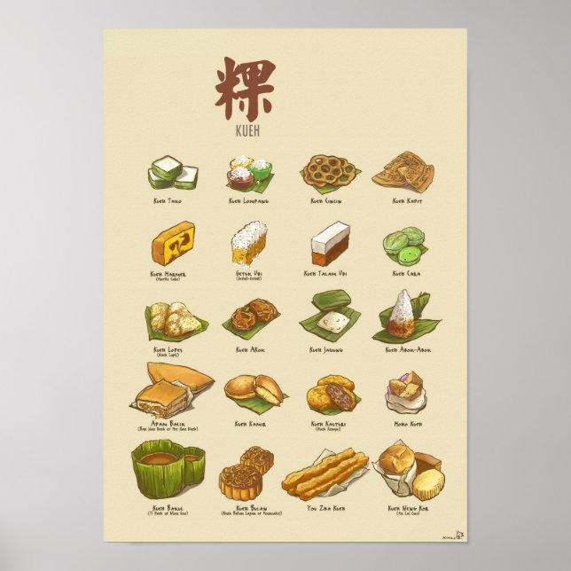Kueh | 粿 III (A3) Poster (Vorne)