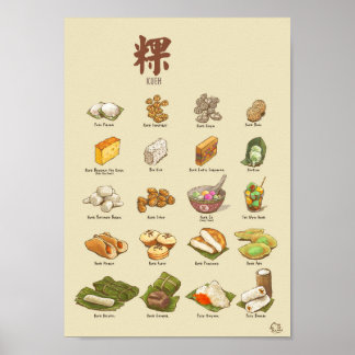 Kueh | 粿 IV (A4) Plakat