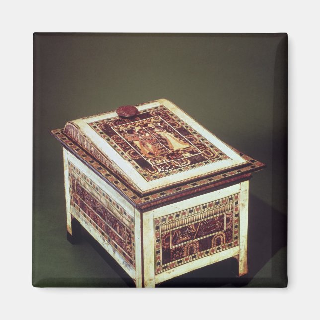 Kuffer, aus dem Grab von Tutankhamun Magnet (Vorne)