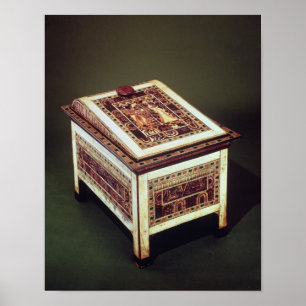 Kuffer, aus dem Grab von Tutankhamun Poster