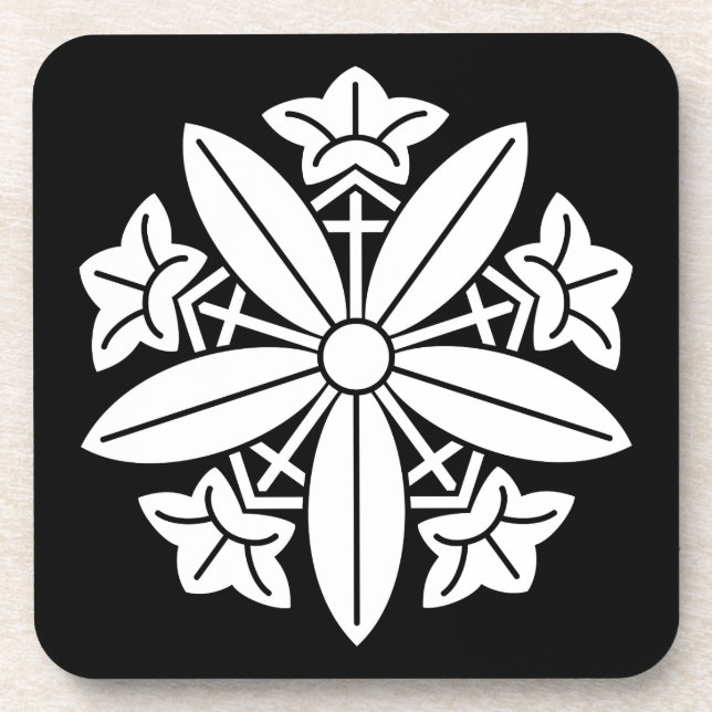 Kuga-Enzian-Rad Untersetzer (Vorderseite)