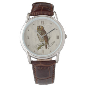 Kugel auf Holz aussehen Personalisiert  Armbanduhr