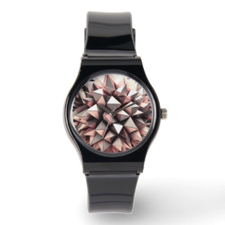 Kugel mit Dreiecken fragmentiert Oberfläche Armbanduhr