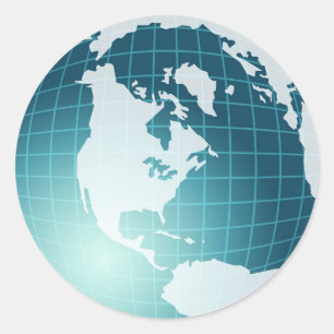 Kugel Runder Aufkleber