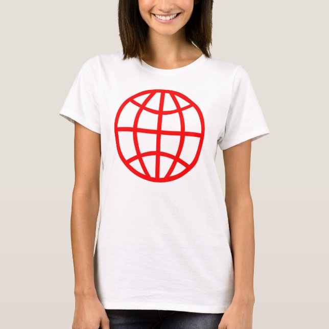 Kugel-Symbol T-Shirt (Vorderseite)