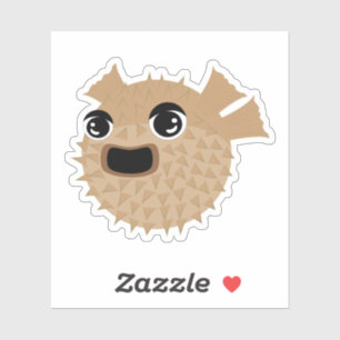 Kugelfisch Aufkleber