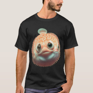 Kugelfisch". Oranger Kugelfisch T-Shirt