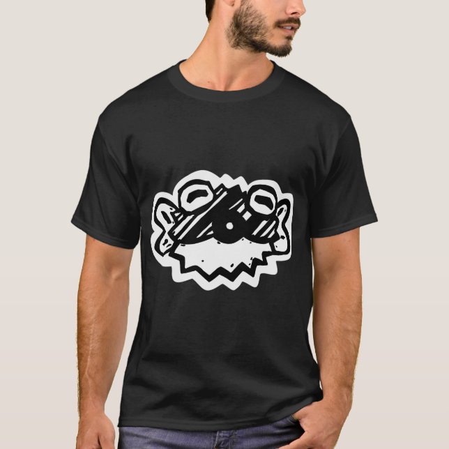 Kugelfisch Stempel T-Shirt (Vorderseite)