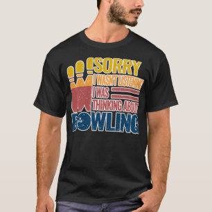 Kugeln Bowlingspieler rollen Bowl Retro Vintage lu T-Shirt