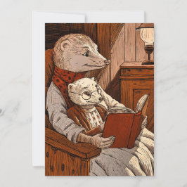 Kugeln lesen ein Buch Dankeskarte