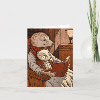 Kugeln lesen ein Buch Karte