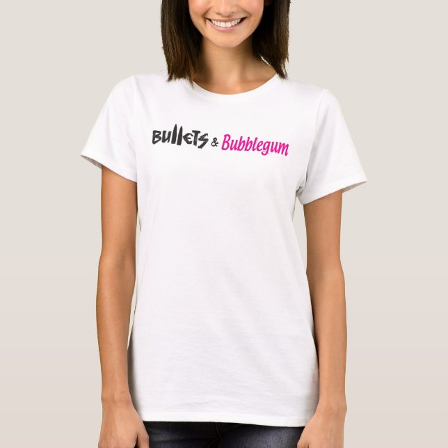 Kugeln und Bubblegum Logo T-Shirt (Vorderseite)