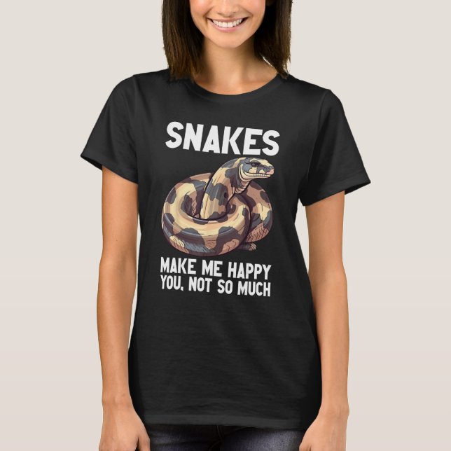 Kugelpython-Schlange  Reptil  Nudel-Reptil Snek 8 T-Shirt (Vorderseite)