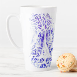 Kugelschreiber für Pyramidenneuronen zeichnend Milchtasse