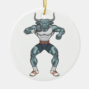 Kugelstier Keramik Ornament