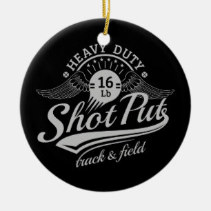 Kugelstoßenflügel Keramikornament