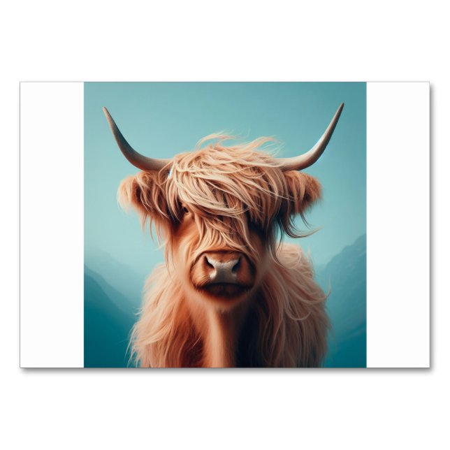 Kuh (牛 / う し) - japanische Flash Cards Tischnummer (Vorderseite)