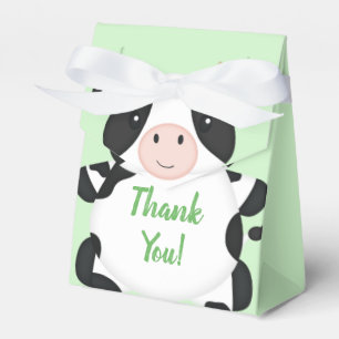 Kuh Baby Dusche Grün Geschenkschachtel
