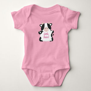 Kuh Baby Dusche Rosa Strampler