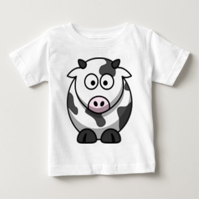Kuh Baby T-shirt (Vorderseite)