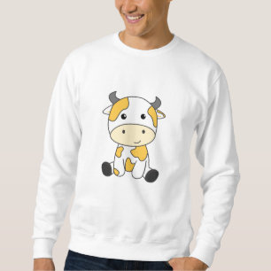 Kuh Banana Kawaii Retro Japanische Bananenkühe Sweatshirt