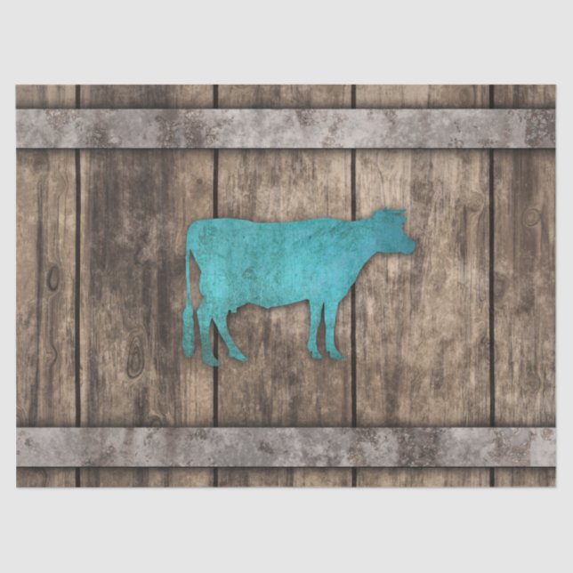 Kuh (Barrel) Seidenpapier (Vorderseite)