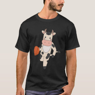Kuh Basketball Landwirtschaft Milchkühe T-Shirt