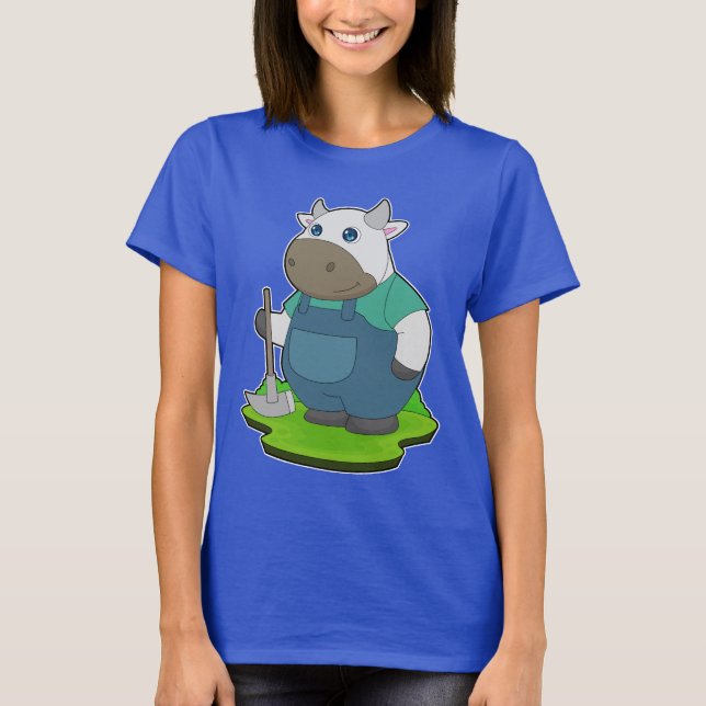 Kuh Bauer Pickaxe T-Shirt (Vorderseite)