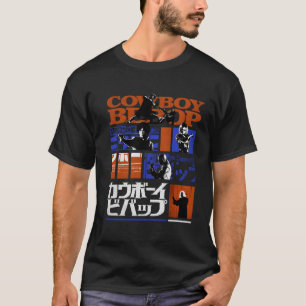 Kuh Bebop Kanji Comic Strips T-Shirt