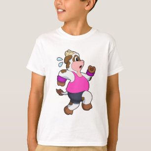 Kuh beim Laufen T-Shirt
