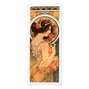 Kuh-Beleg Alphonse Mucha Fotodruck