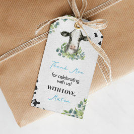 Kuh Birthday Baby Dusche Vielen Dank Tag Geschenkanhänger