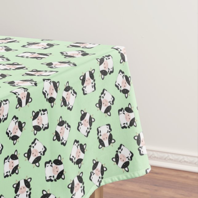 Kuh Birthday Party Green Tischdecke (Beispiel)