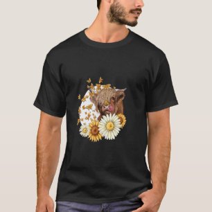 Kuh-Blume Heute Heifer Kuh Mädchen und Bauer Kuh T-Shirt