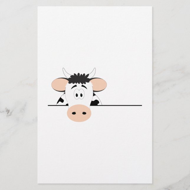 Kuh Briefpapier (Vorderseite)