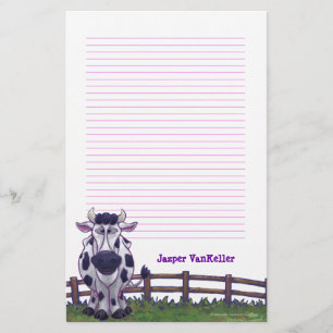 Kuh-Briefpapier Briefpapier