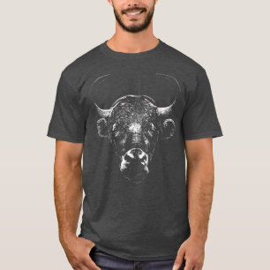 Kuh Bull Beef Bauer spendet Zuchtholzzüchter T-Shirt