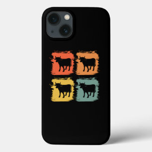 Kuh Bull Retro Pop Kunst - Geschenk für die ganze Case-Mate iPhone Hülle