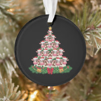 Kuh-Christbaum Lustiger Kuhliebhaber Kuh-Weihnacht