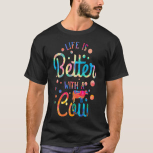 Kuh Clip Art Leben ist besser mit einer Kuh Kuhmal T-Shirt