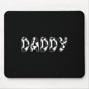 Kuh Daddy Geburtstagsfamilie Matching Vathers Day  Mousepad