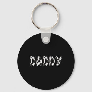 Kuh Daddy Geburtstagsfamilie Matching Vathers Day Schlüsselanhänger
