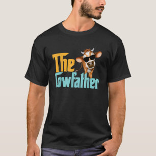Kuh Der Kuhvater Vintage Lustig T-Shirt