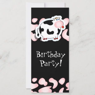 Kuh des Cartoon, Rackkarte