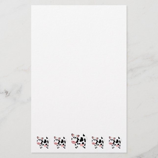 Kuh Design Briefpapier (Vorderseite)