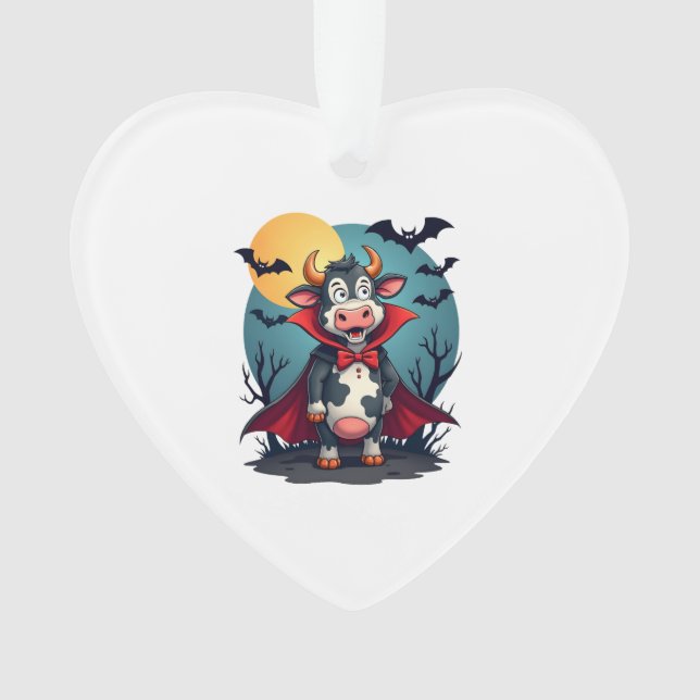 Kuh Dracula Rises Ornament (Vorderseite)